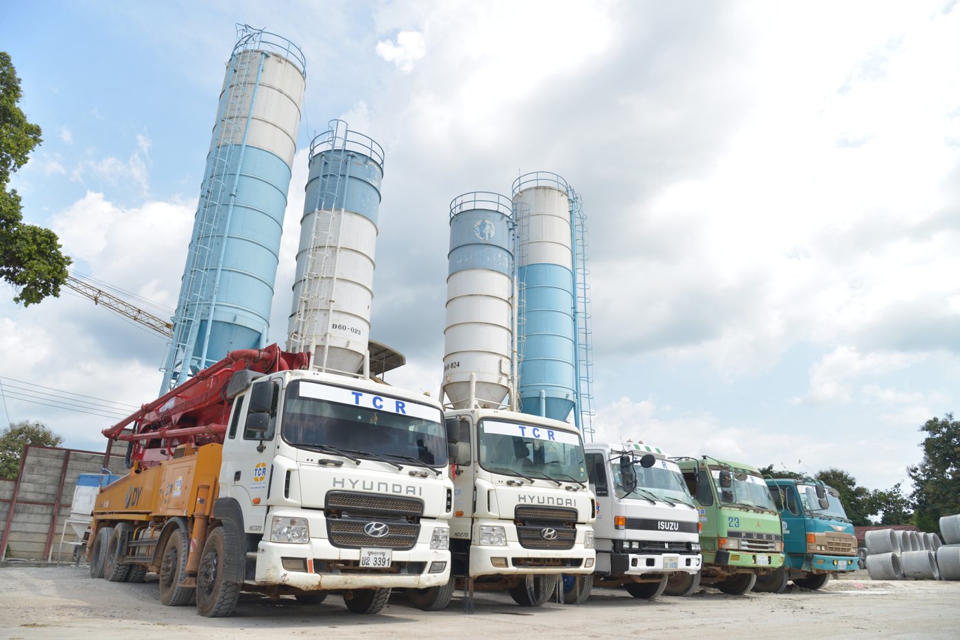 TCR Concrete factory that supplies TCR road projects