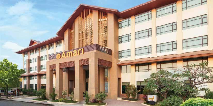 Amari Vang Vieng hotel with karst mountain views, built by TCR Group